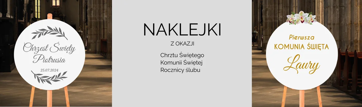 Personalizowane napisy dekoracyjne