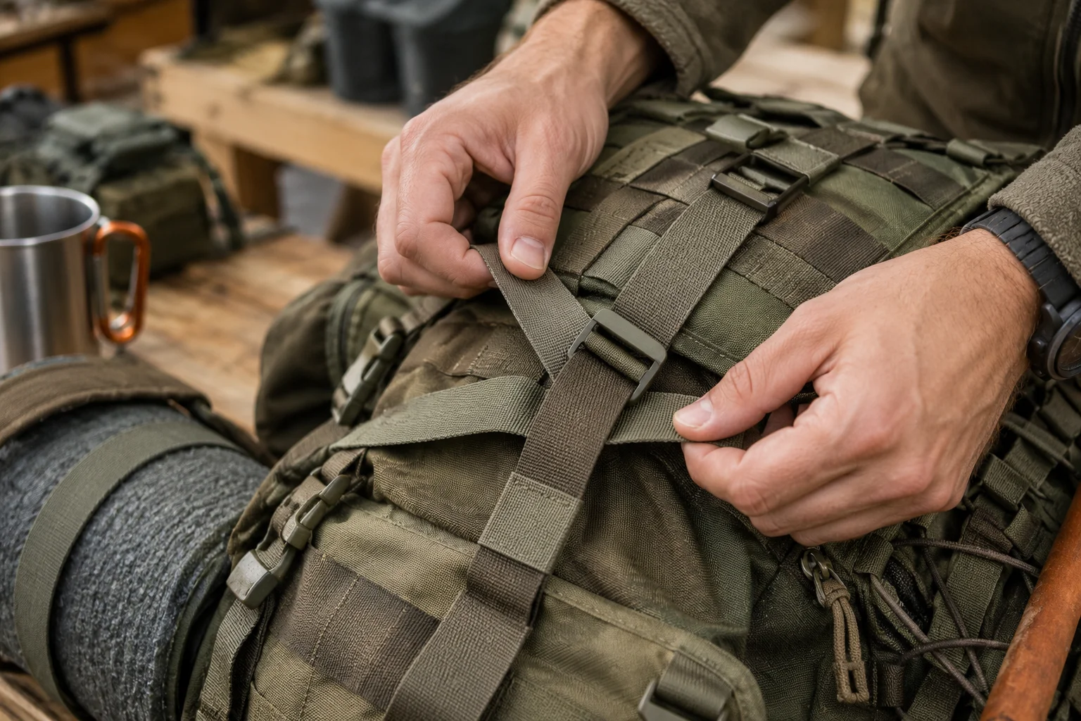 Wyposażenie turystyczne i militarne