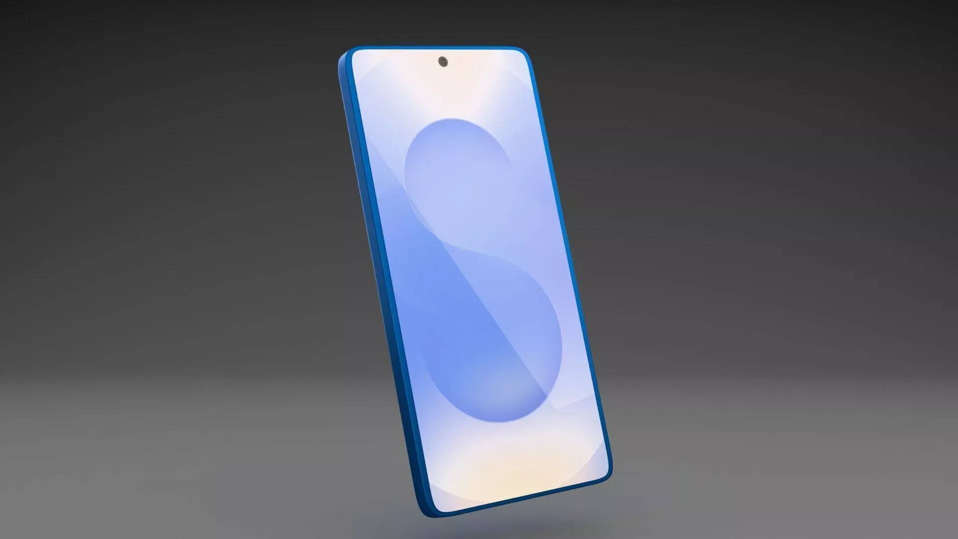 Nowoczesny smartfon na jasnej powierzchni