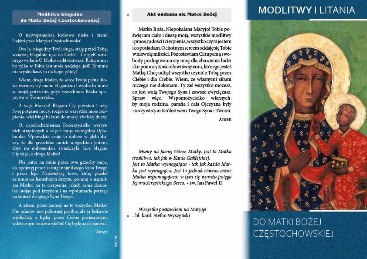 Wezwania do Matki Bożej: Modlitwy, Litanie i Akt Zawierzenia Wezwania do Matki Bożej: Modlitwy, Litanie i Akt Zawierzenia