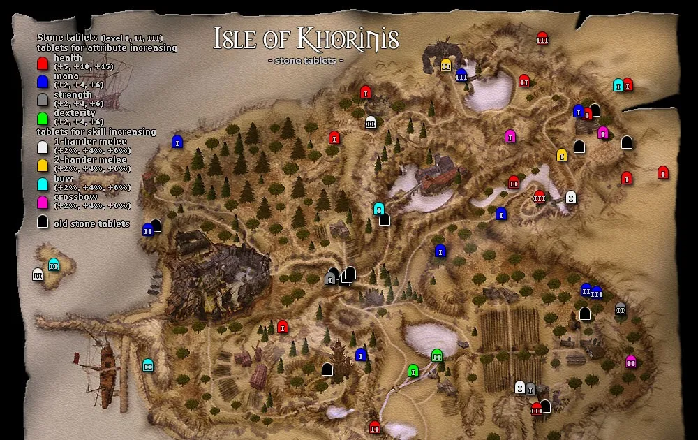 Gothic 2: Mapa - Przewodnik po tajemnicach świata gry dla graczy 