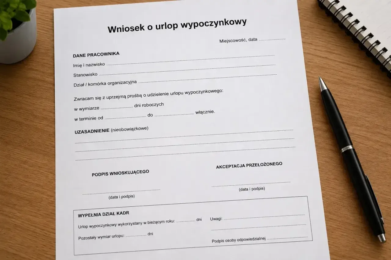 Urlop na żądanie - 4 dni. Zasady, zgłoszenie i odmowa pracodawcy.