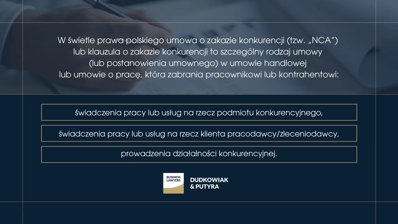 Zakaz konkurencji w trakcie zatrudnienia - kiedy umowa jest ważna? Zakaz konkurencji w trakcie zatrudnienia - kiedy umowa jest ważna?