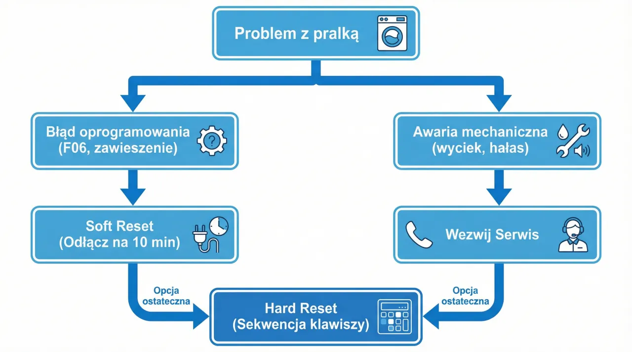 Jak zresetować pralkę? Szybki reset krok po kroku Jak zresetować pralkę? Szybki reset krok po kroku
