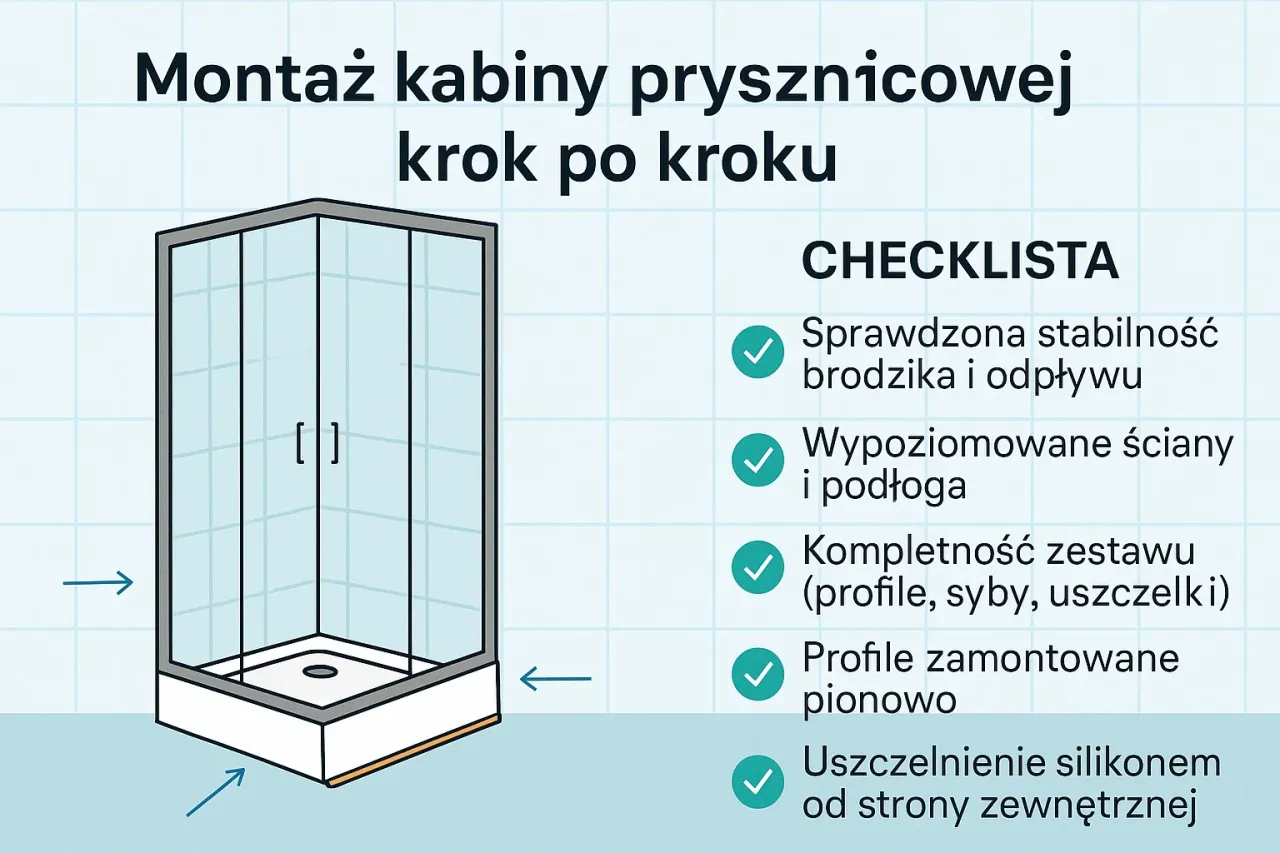 Montaż kabiny prysznicowej - Koszty, cennik i pułapki