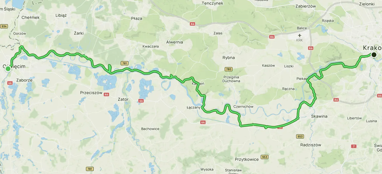 Wiślana Trasa Rowerowa GPX: Pobierz mapy i zaplanuj trasę