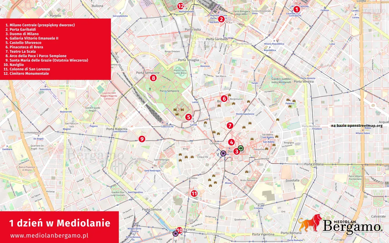 Mediolan w jeden dzień - Gotowy plan zwiedzania bez pośpiechu
