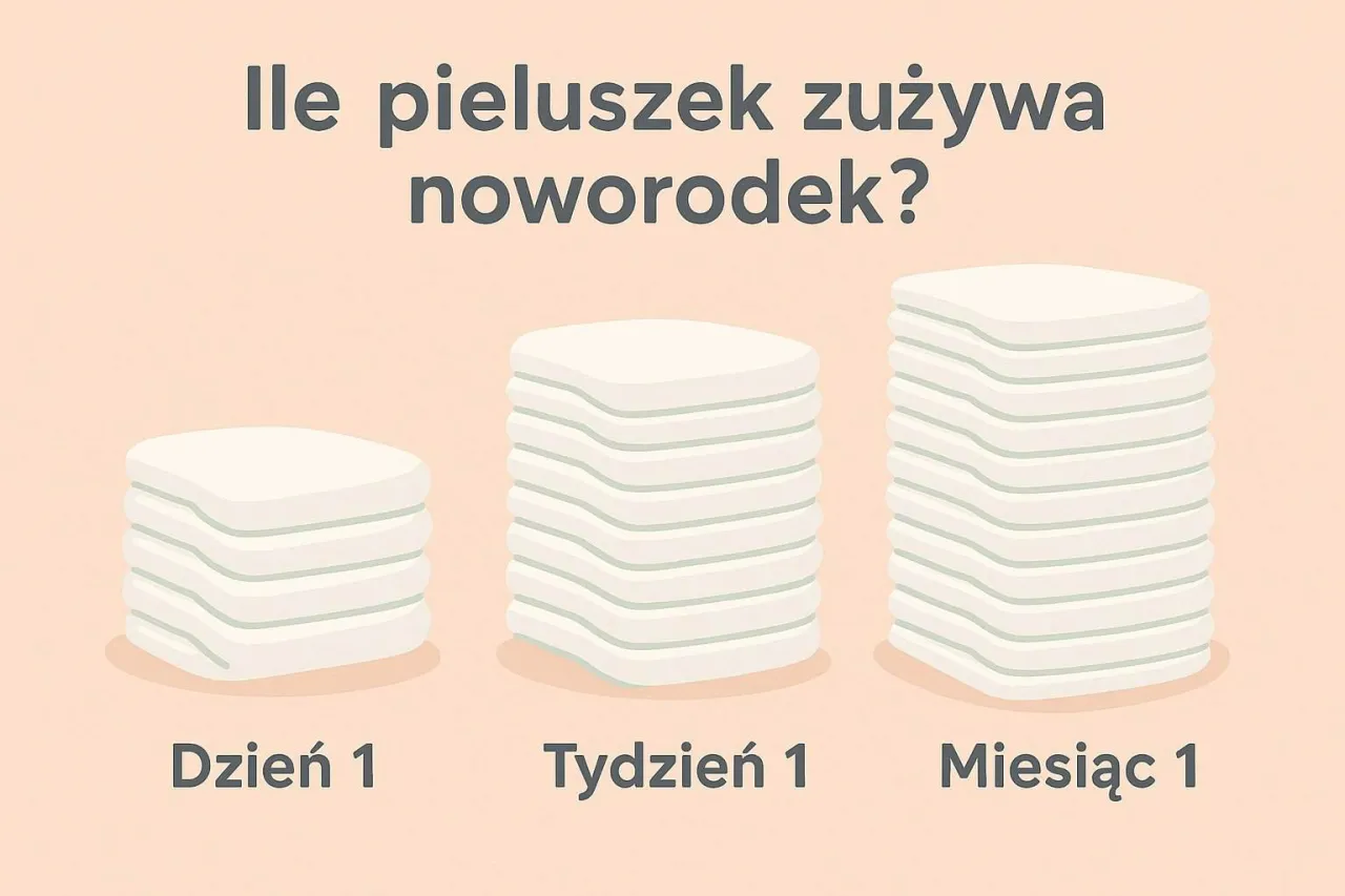 Ile pieluch zużywa noworodek - Co ich liczba mówi o zdrowiu dziecka?