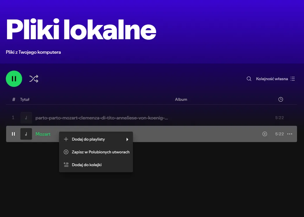 Dodaj lokalne pliki do Spotify na telefonie bez frustracji