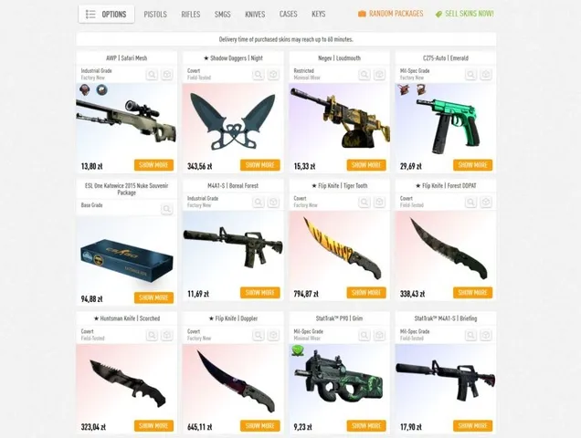 Jak sprzedać skiny CS:GO? Najpopularniejsze platformy do sprzedaży ...