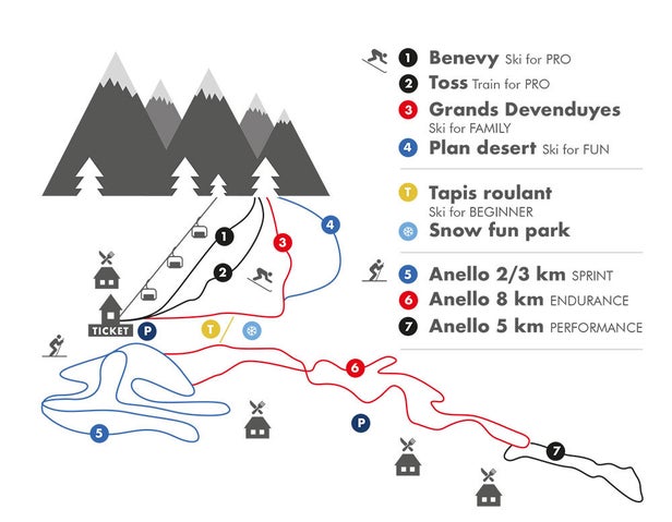 Mapa tras Valgrisenche