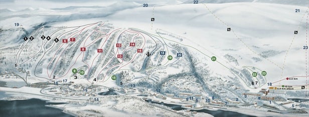 Mapa tras Storlien