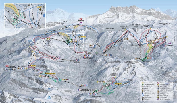 Mapa tras Chatel