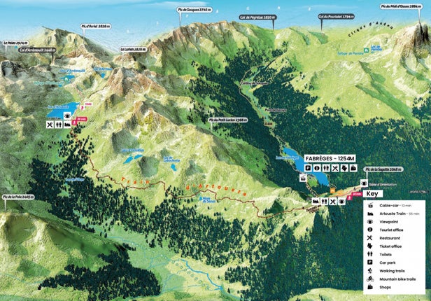 Mapa tras Artouste
