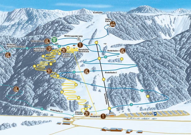 Mapa tras Alpsee Bergwelt