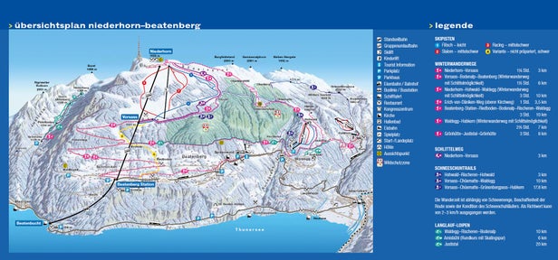 Mapa tras Beatenberg