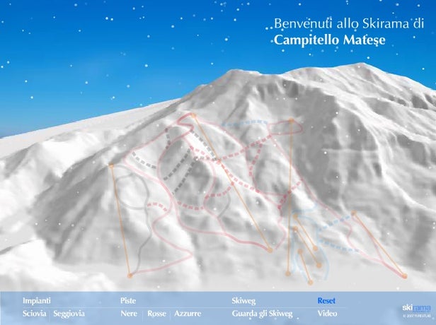 Mapa tras Campitello Matese