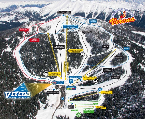 Mapa tras Asiago