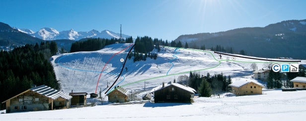 Mapa tras Saint Jean de Sixt
