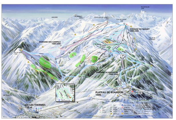 Mapa tras Ax 3 Domaines
