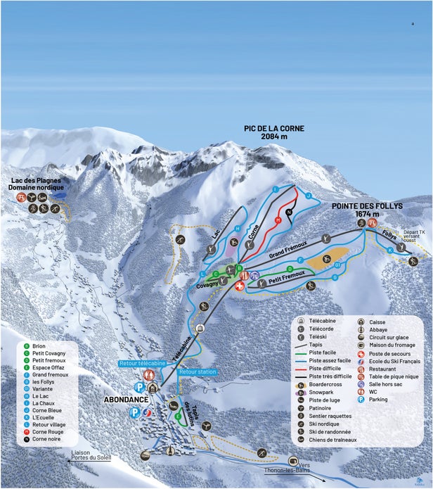 Mapa tras Abondance
