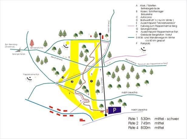 Mapa tras Ernstthal