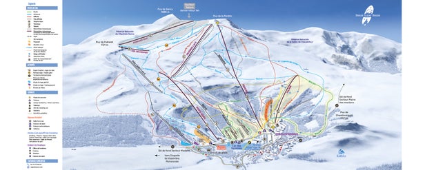 Mapa tras Besse Super Besse