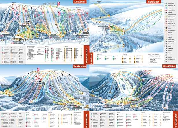 Mapa tras Sälen
