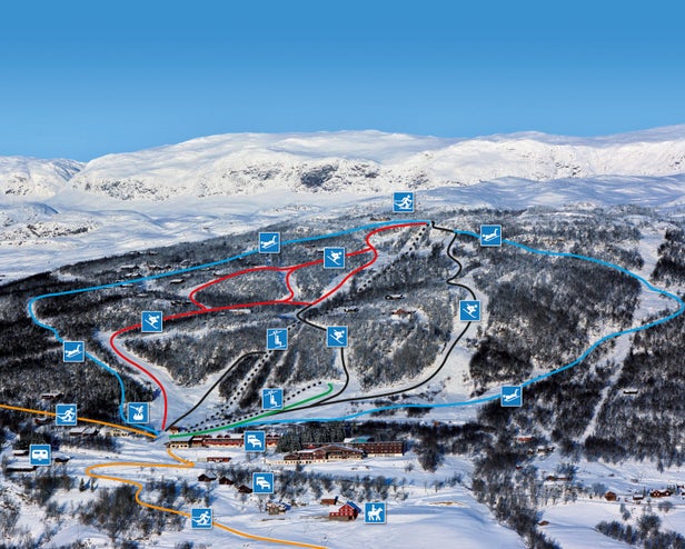 Mapa tras Skarslia