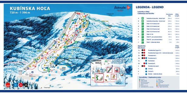 Mapa tras Salamandra Resort