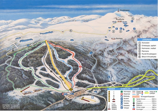 Mapa tras Kongsberg