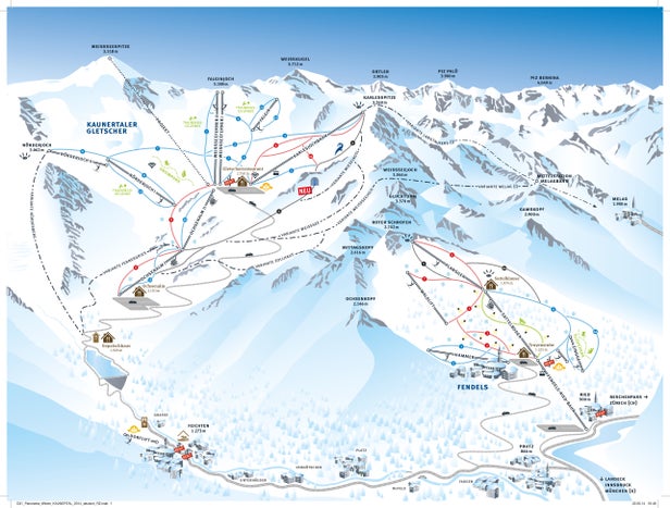 Mapa tras Fendels