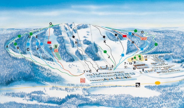 Mapa tras Säfsen