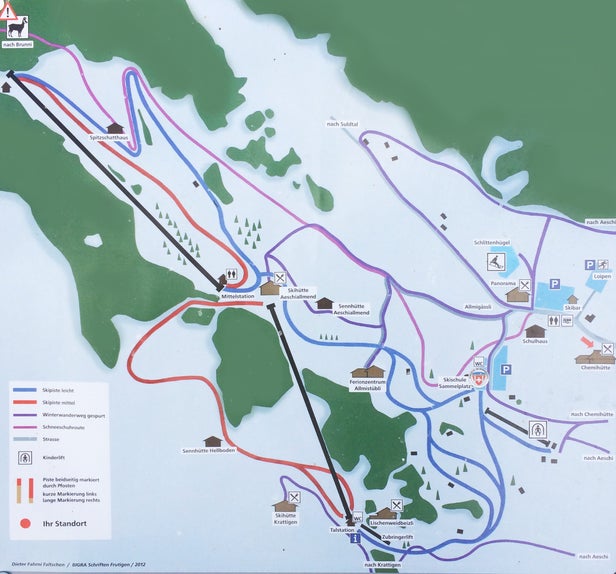 Mapa tras Aeschi