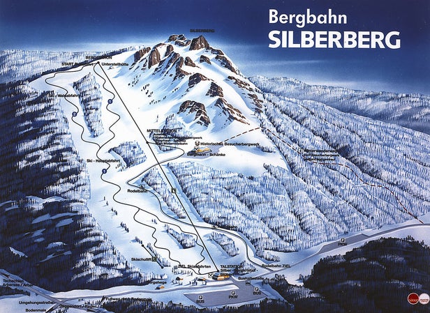Mapa tras Bodenmais Erlebnis Silberberg