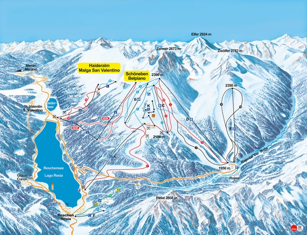 Mapa tras Belpiano