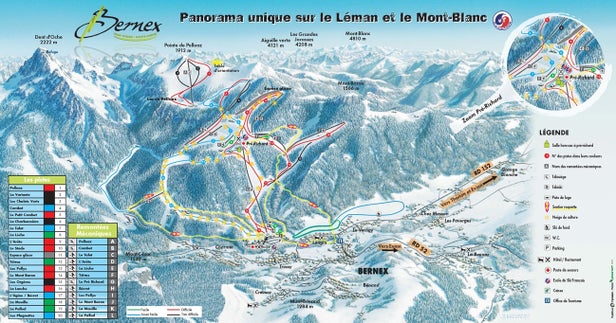 Mapa tras Bernex