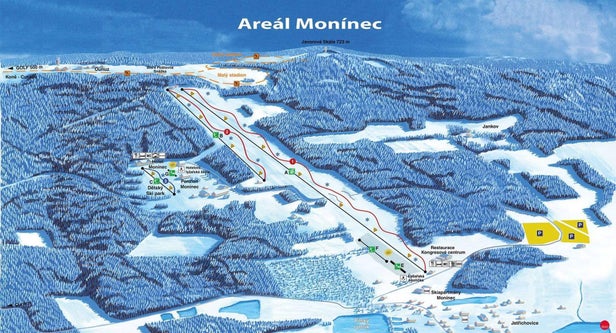 Mapa tras Monínec