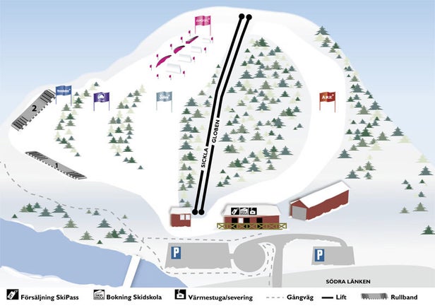 Mapa tras Hammarbybacken