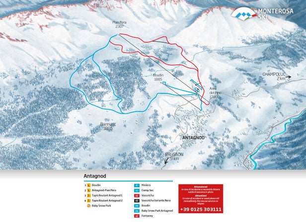 Mapa tras Antagnod