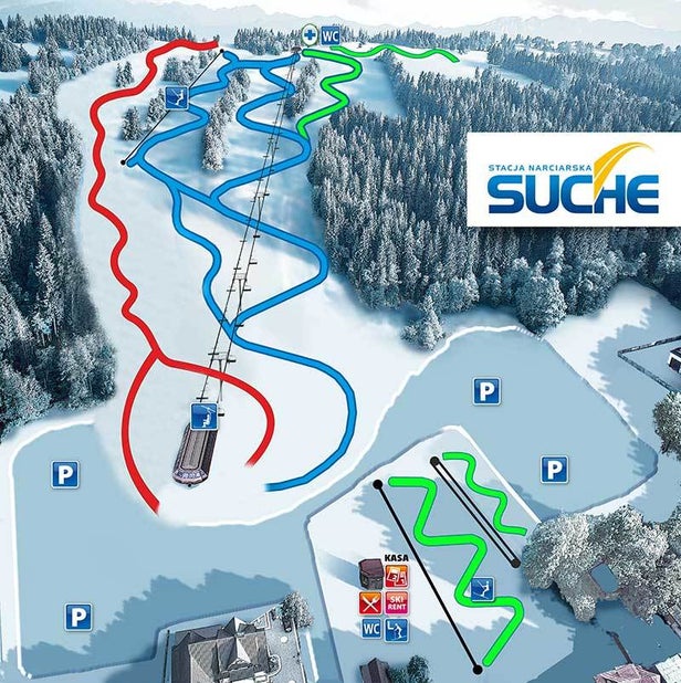 Mapa tras Poronin - Suche
